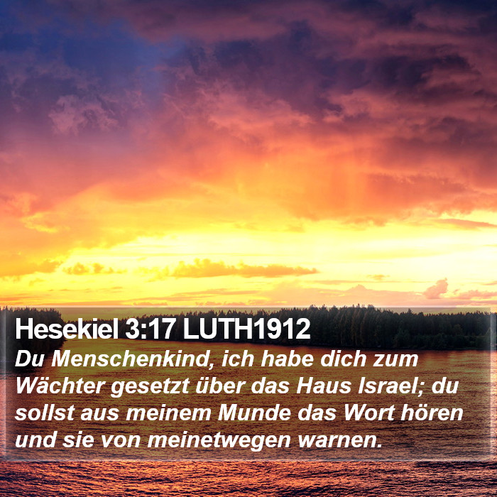 Hesekiel 3:17 LUTH1912 Bible Study