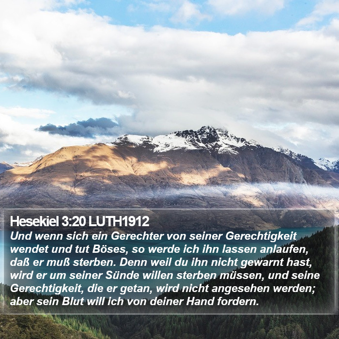 Hesekiel 3:20 LUTH1912 Bible Study