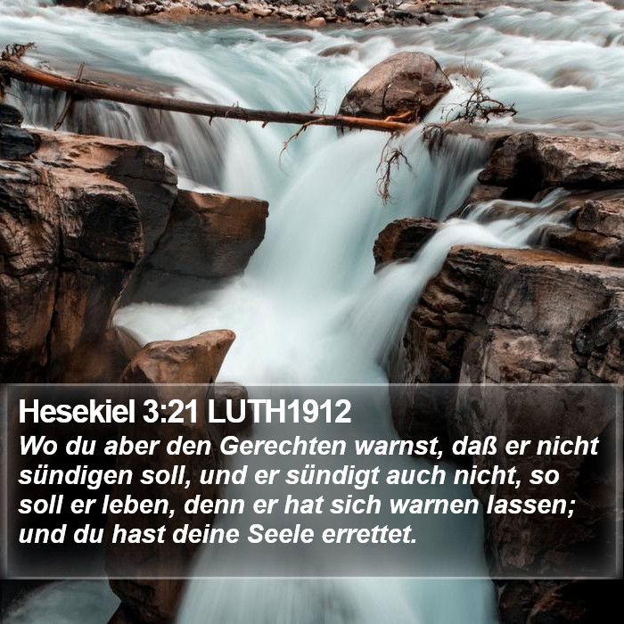 Hesekiel 3:21 LUTH1912 Bible Study
