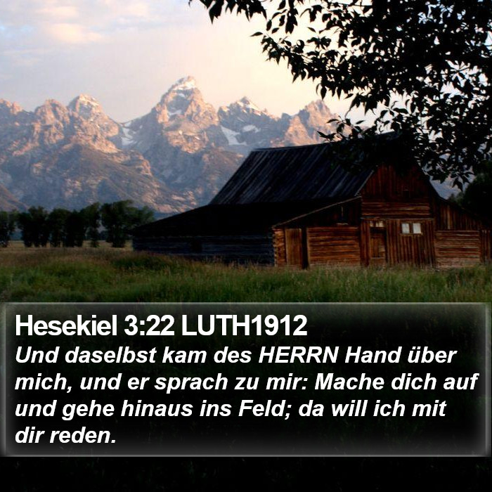 Hesekiel 3:22 LUTH1912 Bible Study