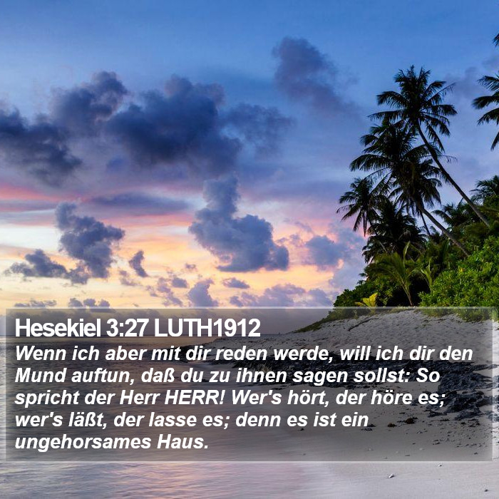 Hesekiel 3:27 LUTH1912 Bible Study