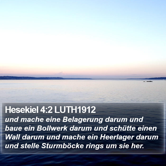 Hesekiel 4:2 LUTH1912 Bible Study
