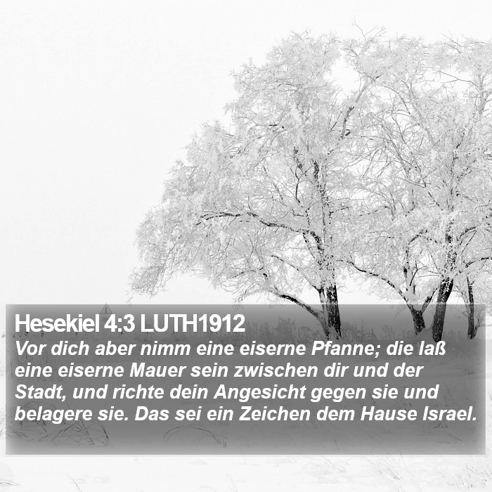 Hesekiel 4:3 LUTH1912 Bible Study