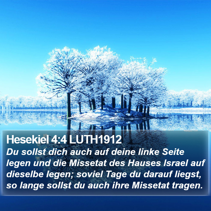 Hesekiel 4:4 LUTH1912 Bible Study
