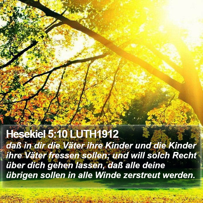 Hesekiel 5:10 LUTH1912 Bible Study