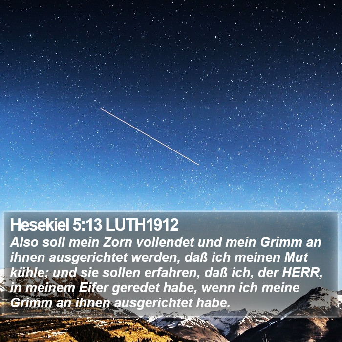 Hesekiel 5:13 LUTH1912 Bible Study