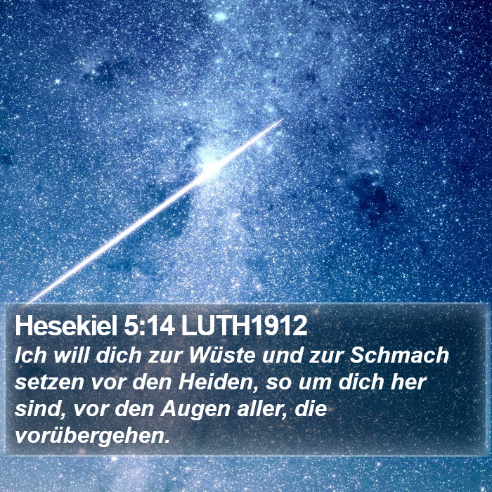 Hesekiel 5:14 LUTH1912 Bible Study