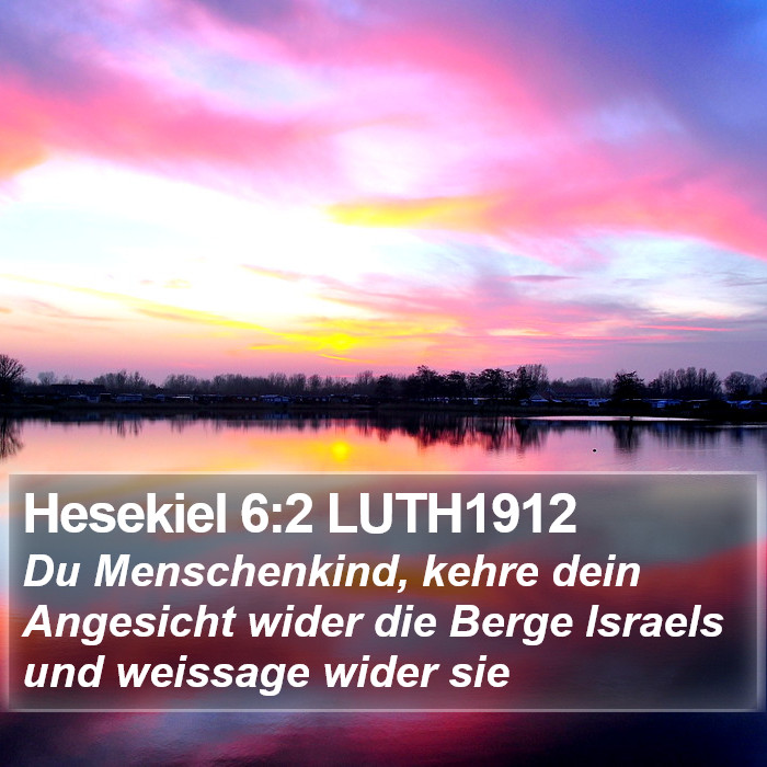Hesekiel 6:2 LUTH1912 Bible Study
