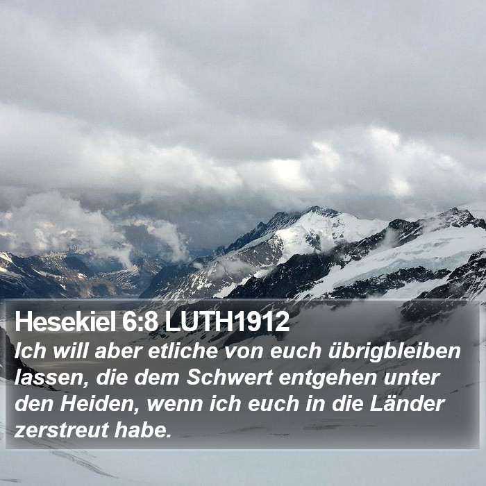 Hesekiel 6:8 LUTH1912 Bible Study