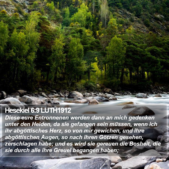 Hesekiel 6:9 LUTH1912 Bible Study