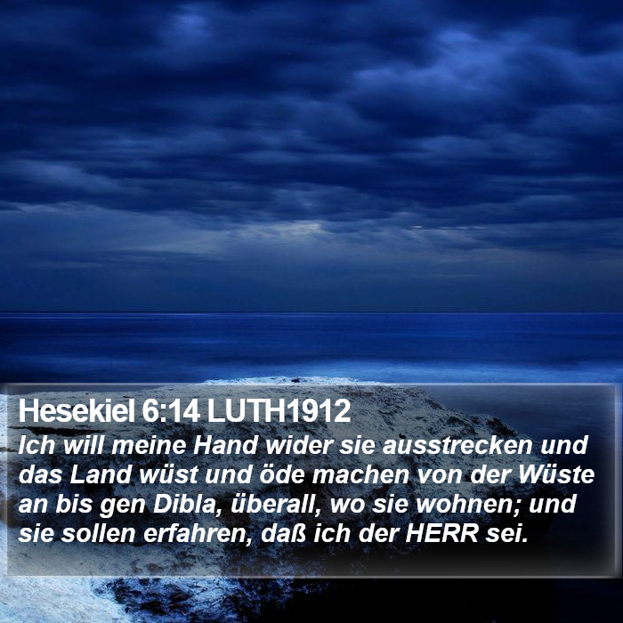 Hesekiel 6:14 LUTH1912 Bible Study