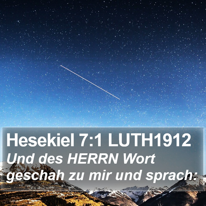 Hesekiel 7:1 LUTH1912 Bible Study