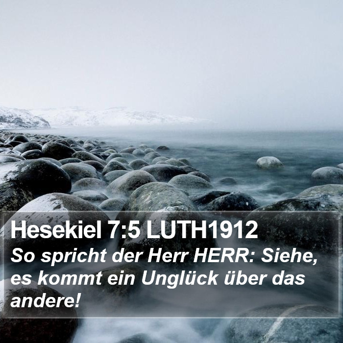 Hesekiel 7:5 LUTH1912 Bible Study