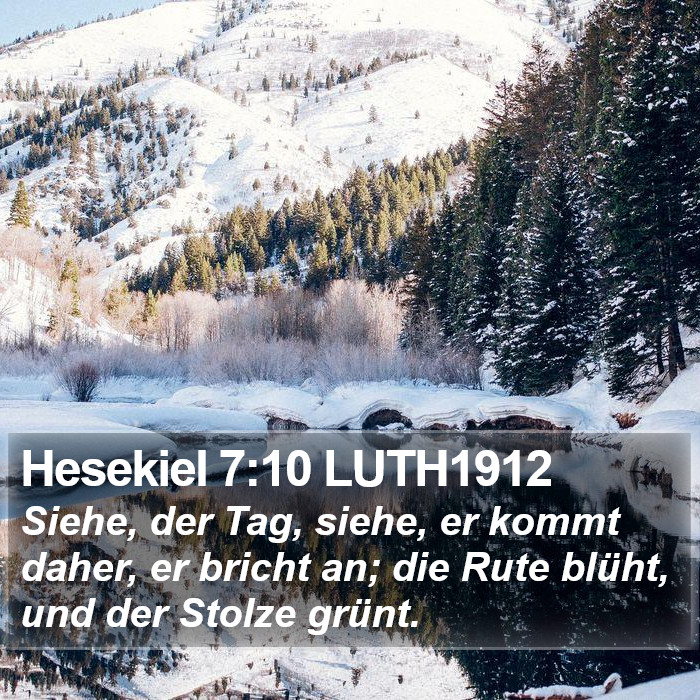 Hesekiel 7:10 LUTH1912 Bible Study