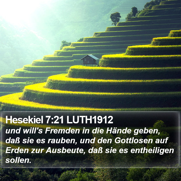 Hesekiel 7:21 LUTH1912 Bible Study