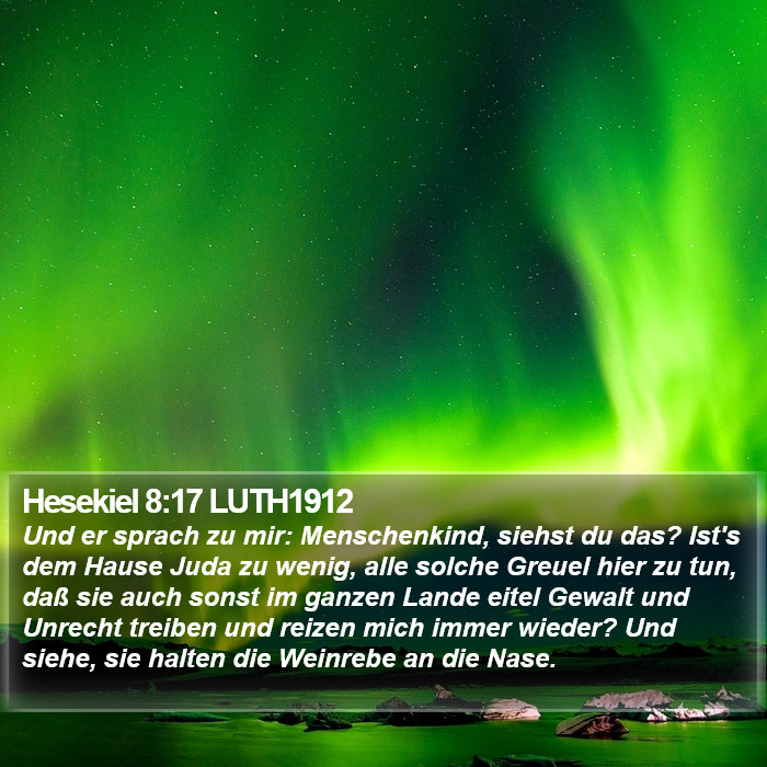 Hesekiel 8:17 LUTH1912 Bible Study