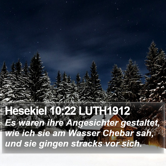 Hesekiel 10:22 LUTH1912 Bible Study