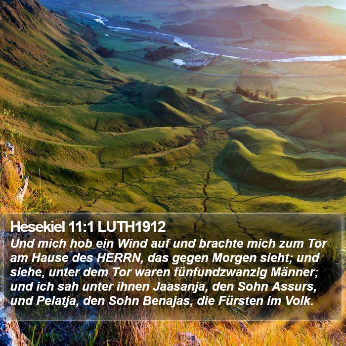 Hesekiel 11:1 LUTH1912 Bible Study