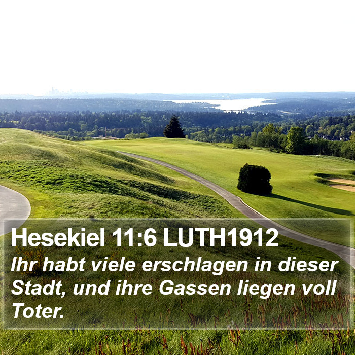 Hesekiel 11:6 LUTH1912 Bible Study