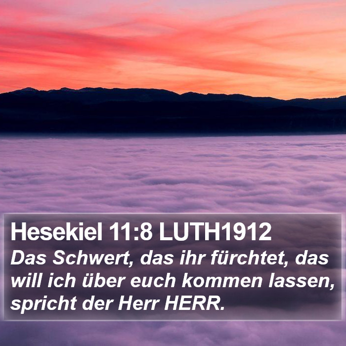 Hesekiel 11:8 LUTH1912 Bible Study