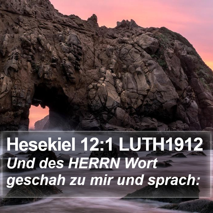 Hesekiel 12:1 LUTH1912 Bible Study