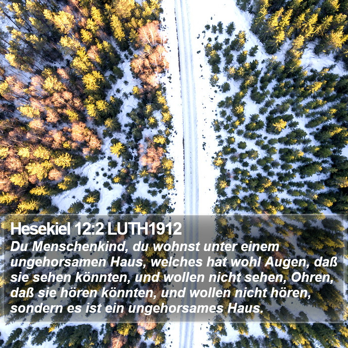 Hesekiel 12:2 LUTH1912 Bible Study
