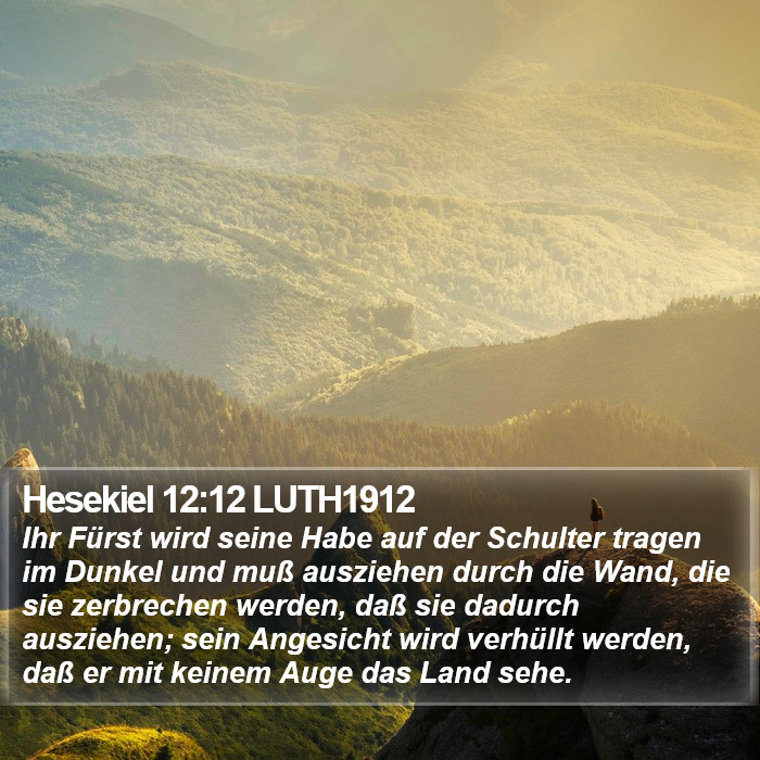 Hesekiel 12:12 LUTH1912 Bible Study