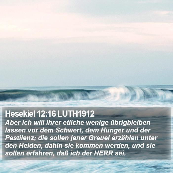 Hesekiel 12:16 LUTH1912 Bible Study
