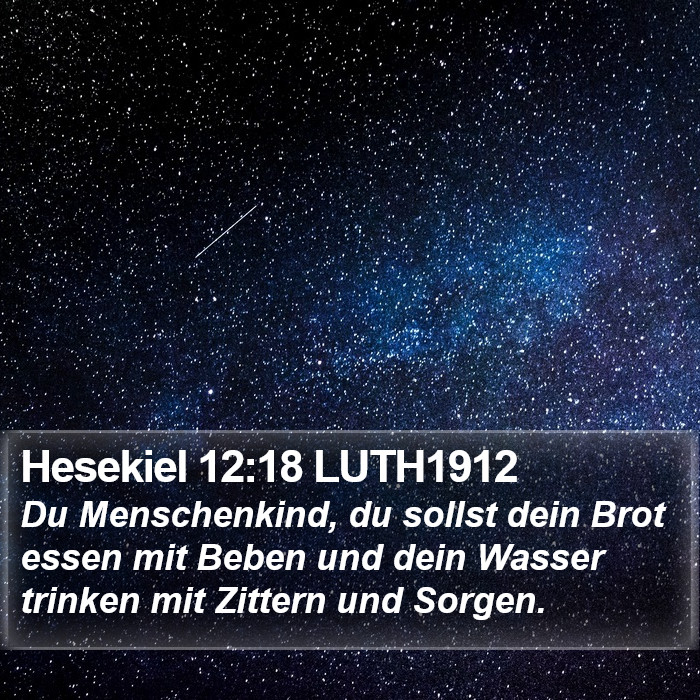 Hesekiel 12:18 LUTH1912 Bible Study