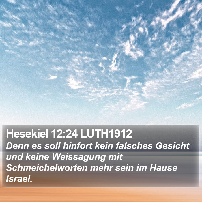 Hesekiel 12:24 LUTH1912 Bible Study