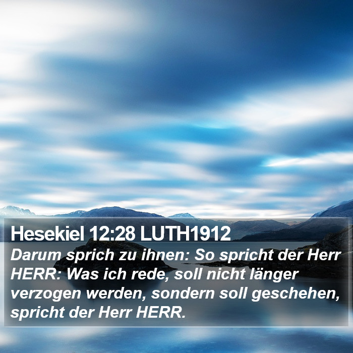 Hesekiel 12:28 LUTH1912 Bible Study