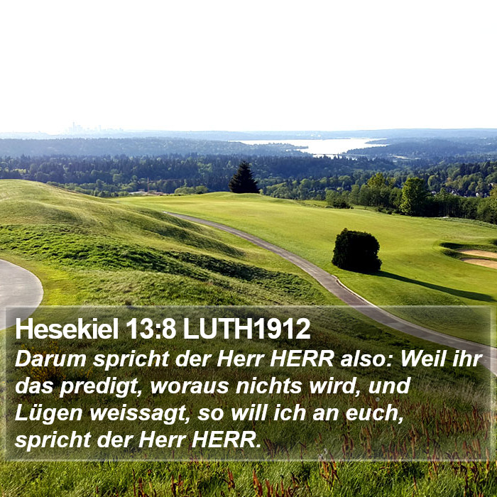 Hesekiel 13:8 LUTH1912 Bible Study