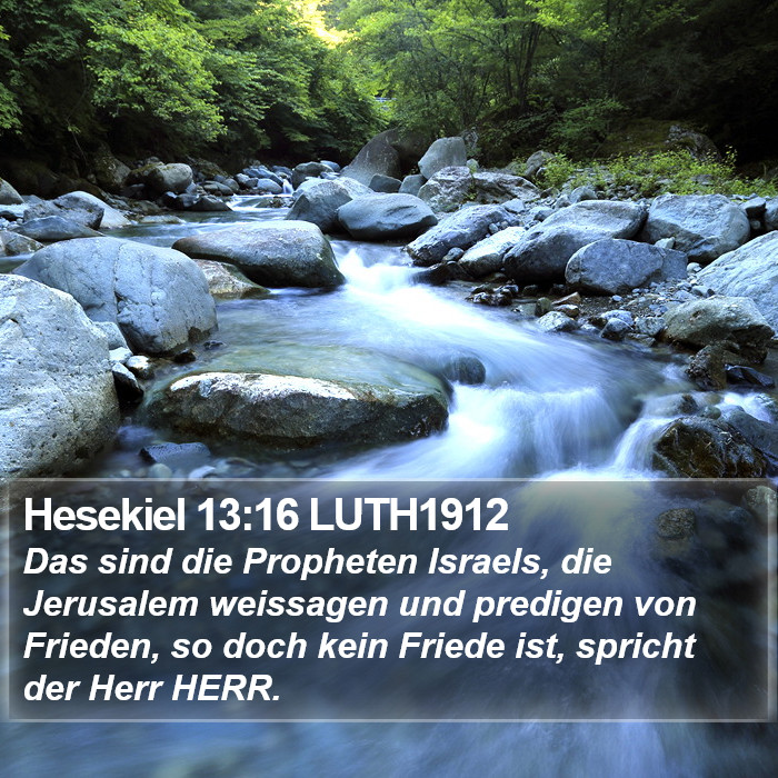 Hesekiel 13:16 LUTH1912 Bible Study