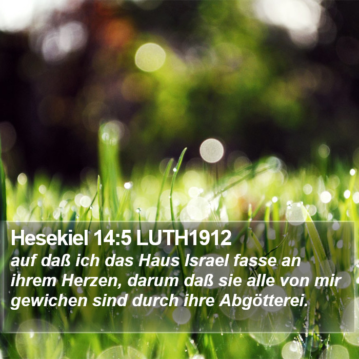 Hesekiel 14:5 LUTH1912 Bible Study