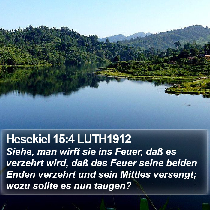 Hesekiel 15:4 LUTH1912 Bible Study