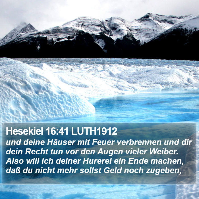 Hesekiel 16:41 LUTH1912 Bible Study