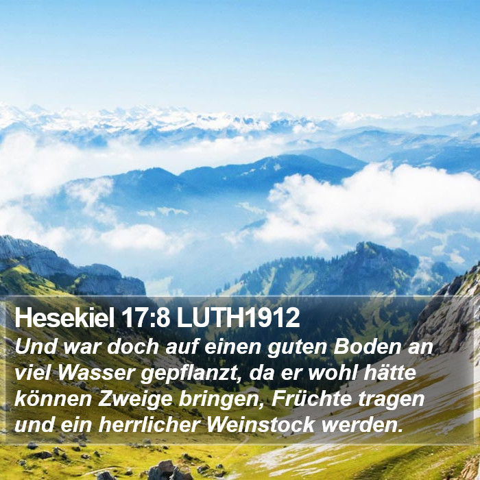 Hesekiel 17:8 LUTH1912 Bible Study