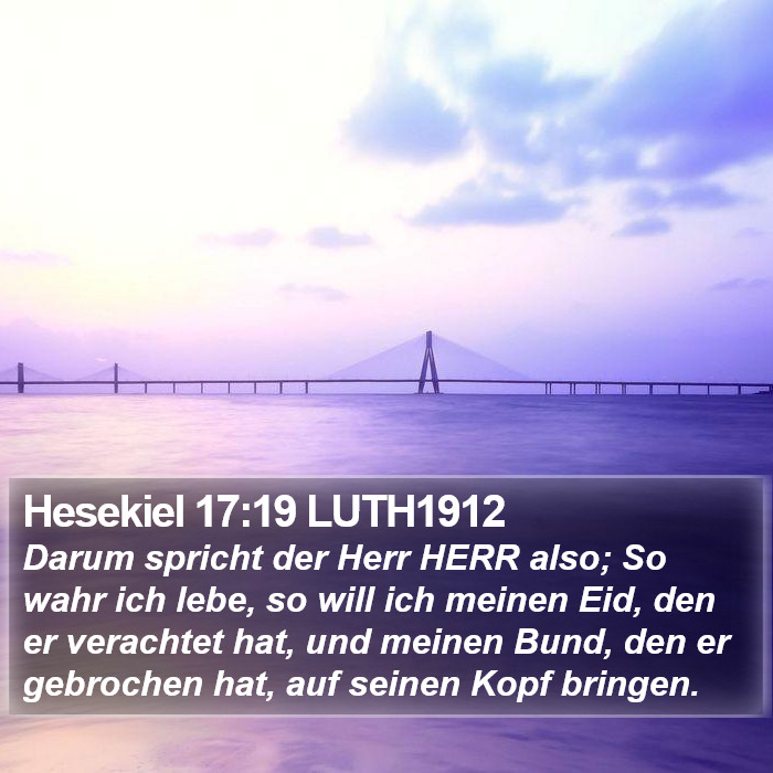 Hesekiel 17:19 LUTH1912 Bible Study