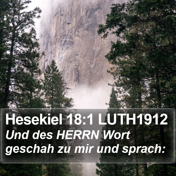 Hesekiel 18:1 LUTH1912 Bible Study