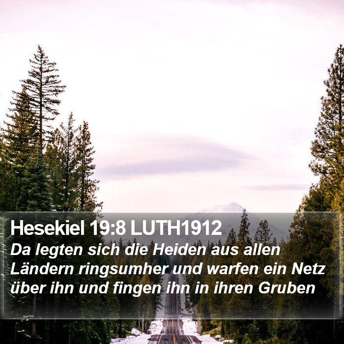 Hesekiel 19:8 LUTH1912 Bible Study