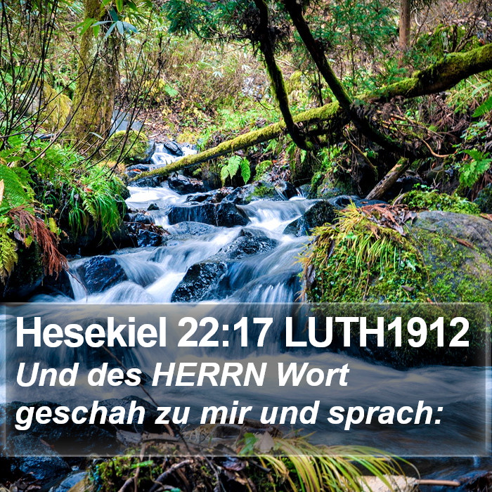 Hesekiel 22:17 LUTH1912 Bible Study