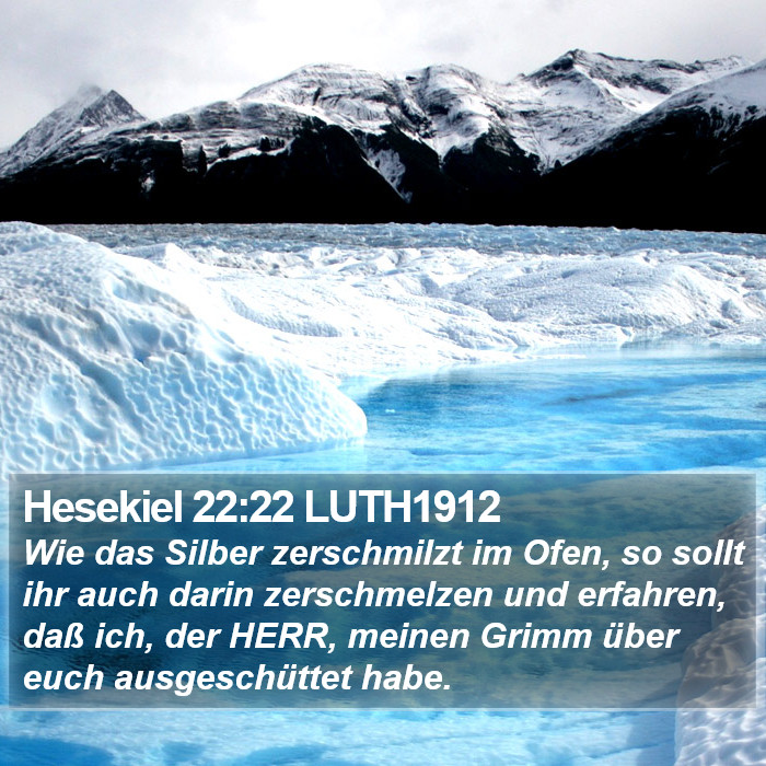 Hesekiel 22:22 LUTH1912 Bible Study