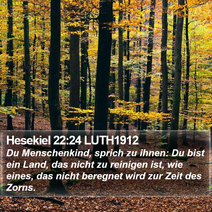 Hesekiel 22:24 LUTH1912 Bible Study