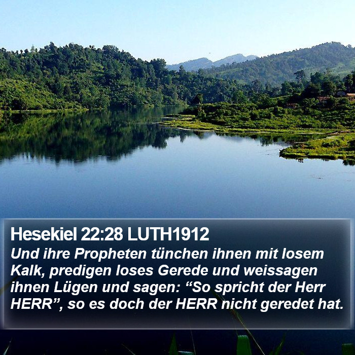 Hesekiel 22:28 LUTH1912 Bible Study