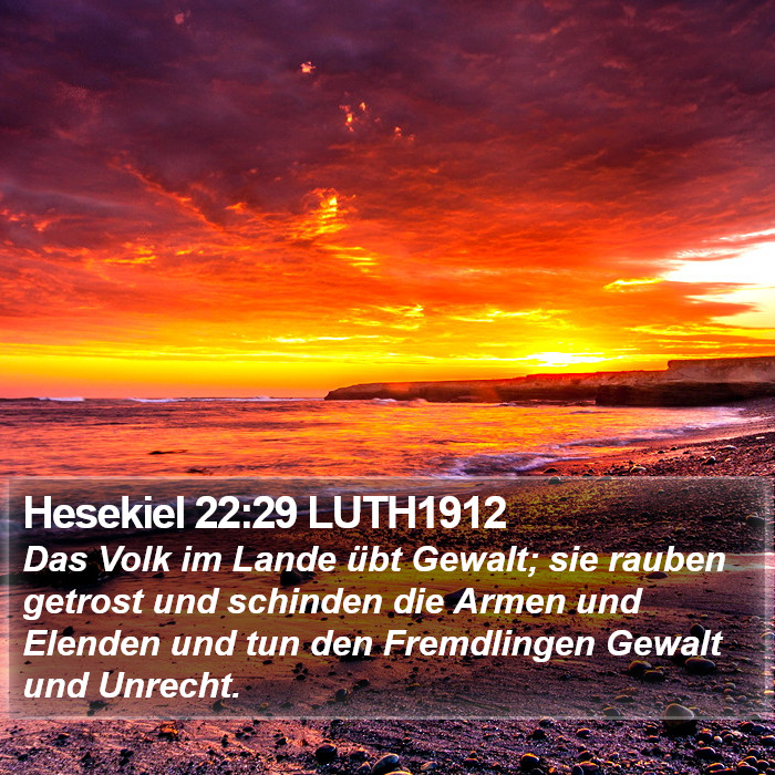 Hesekiel 22:29 LUTH1912 Bible Study