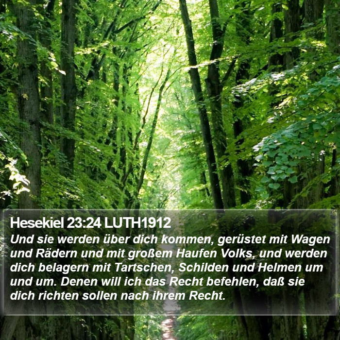 Hesekiel 23:24 LUTH1912 Bible Study