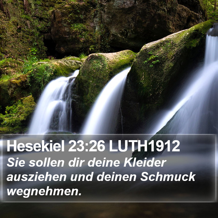 Hesekiel 23:26 LUTH1912 Bible Study