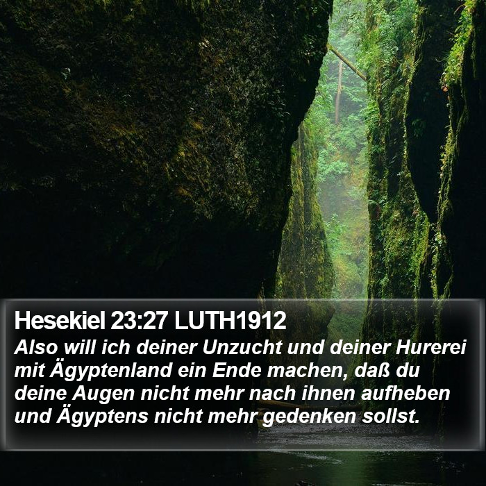 Hesekiel 23:27 LUTH1912 Bible Study