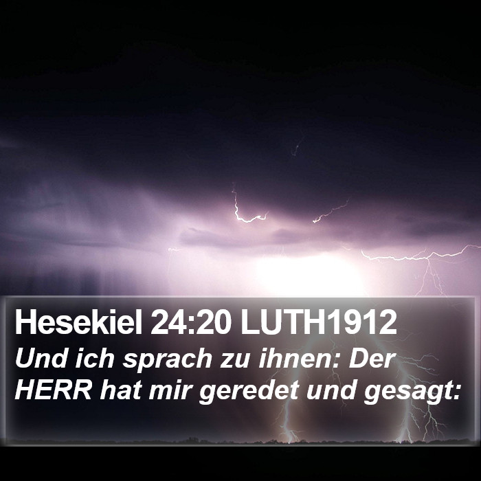 Hesekiel 24:20 LUTH1912 Bible Study