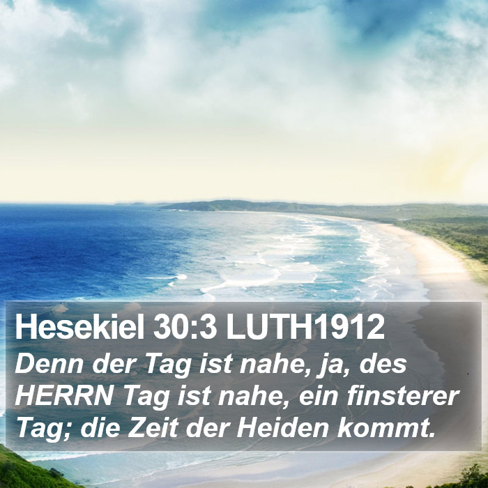 Hesekiel 30:3 LUTH1912 Bible Study